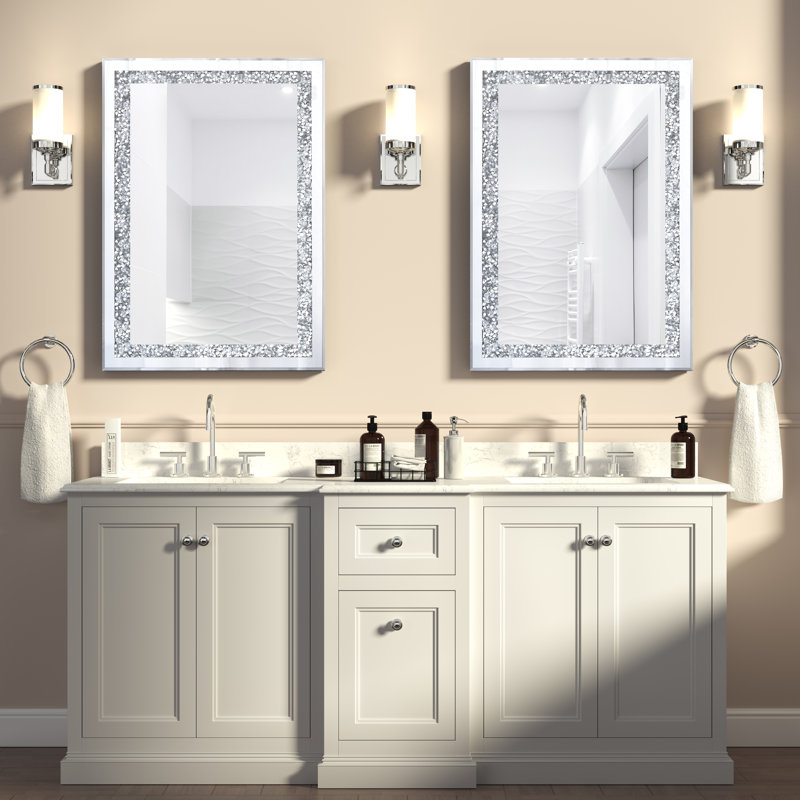 Mercer41 Davaunte Rectangle Glass Wall Mirror Wayfair